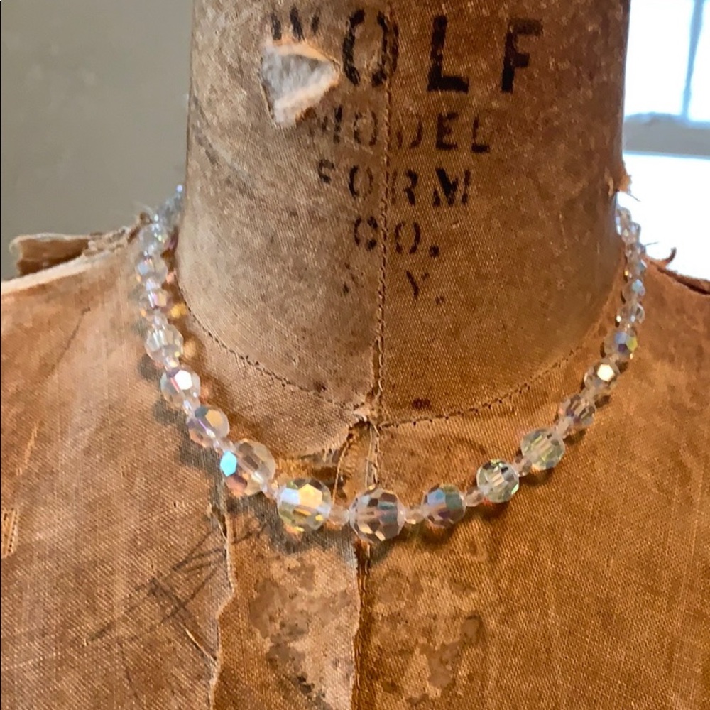 50’s crystal bead necklace